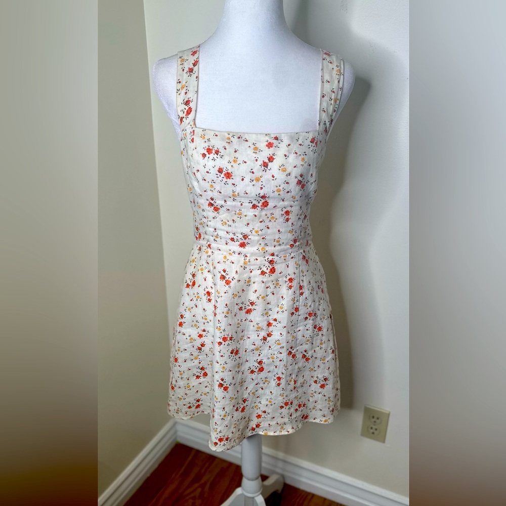 Reformation Floral Print Mini Dress Size 4